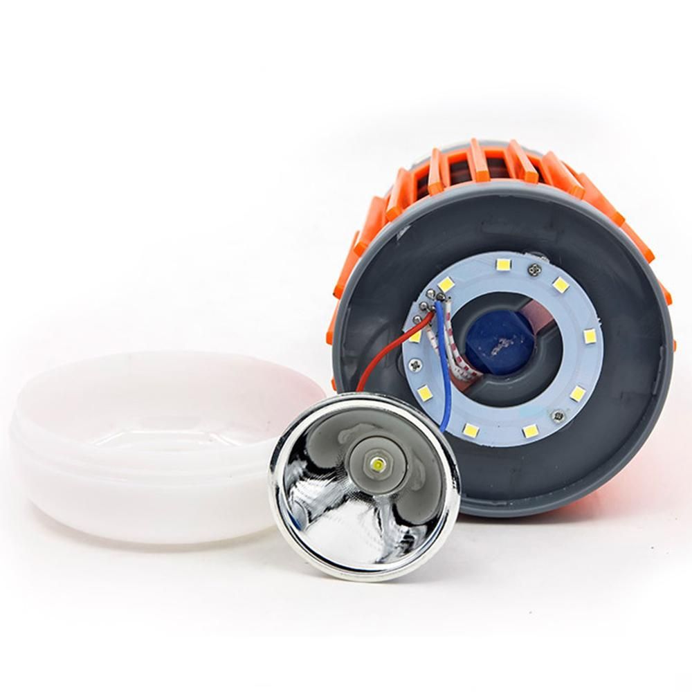 2pcs Solar and USB Mosquito Killer Camp Lamp Flashlight -Orange โ image 3