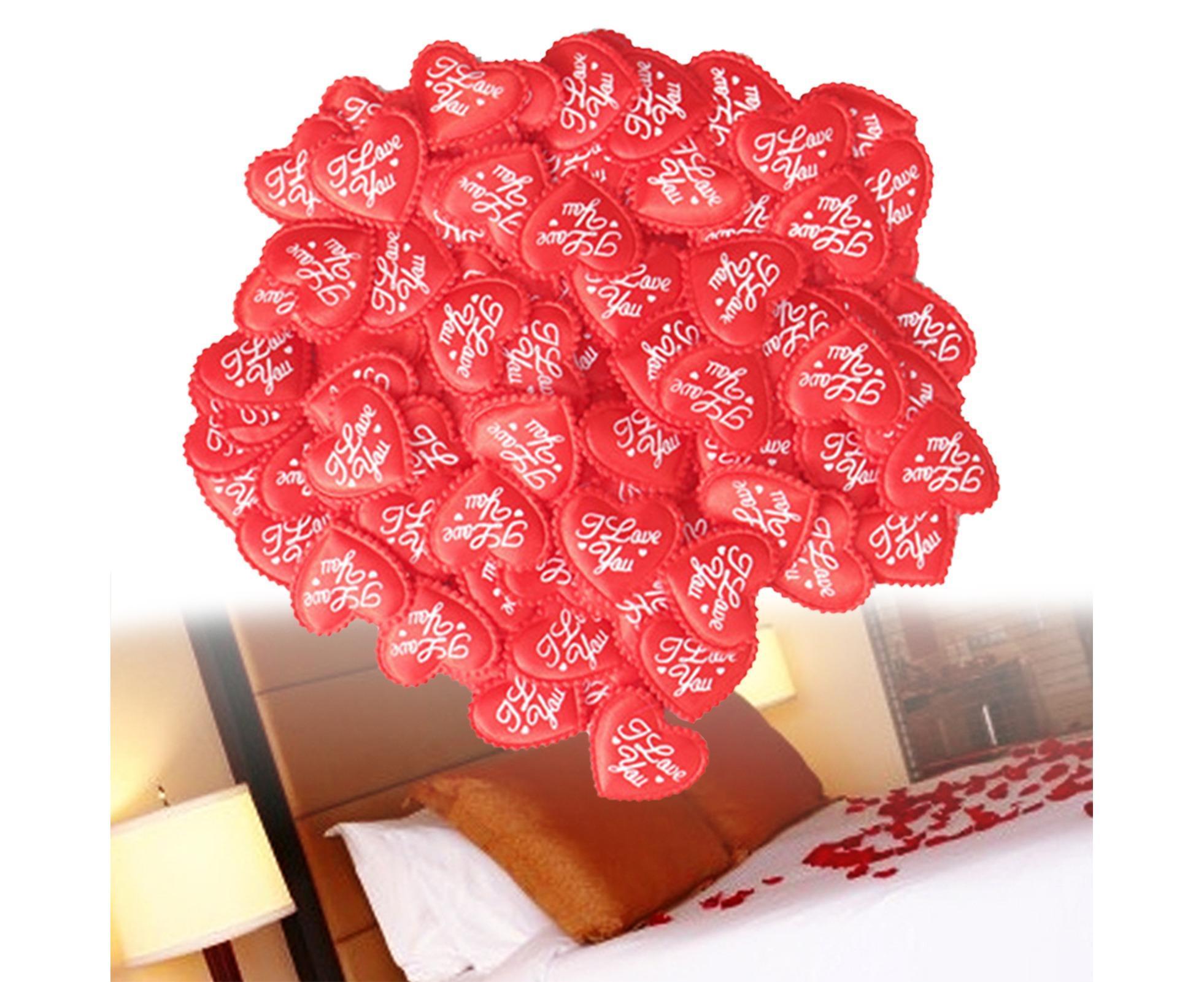 Sponge Heart Shaped Confetti Throwing Petals Wedding Valentine Gift Home Decor - Pink — image 2