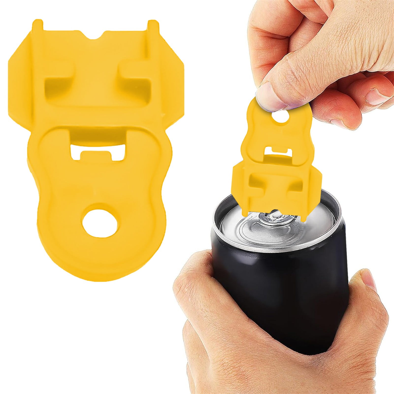 Bottle and Can Openers ! Brightly Colored Home Drink Shield and Protector Plastic Can Opener for Beer Colas Or Drink to Cold Drinks From Picnic Barbecues — image 2