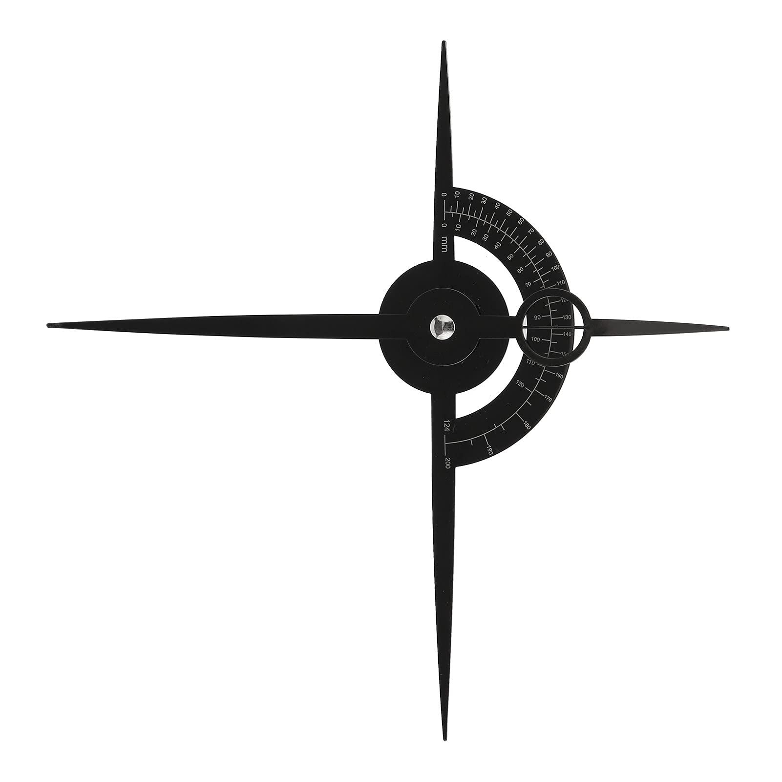 Positioning ruler, golden ratio caliper, eyebrow ruler, lip line tattoo ruler, with storage box