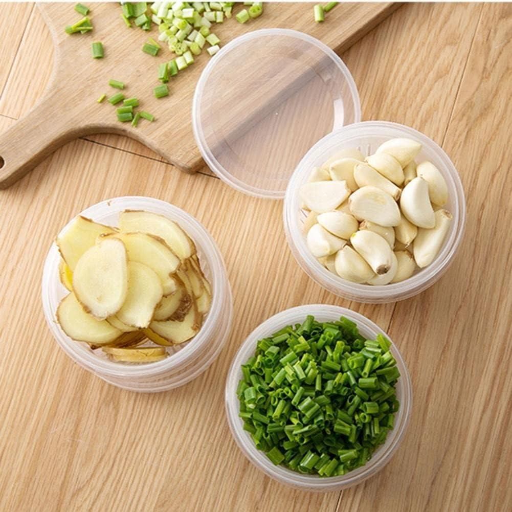 5pcs Plastic Storage Containers with Lids Refrigerator Organizer Box for Kitchen — image 6