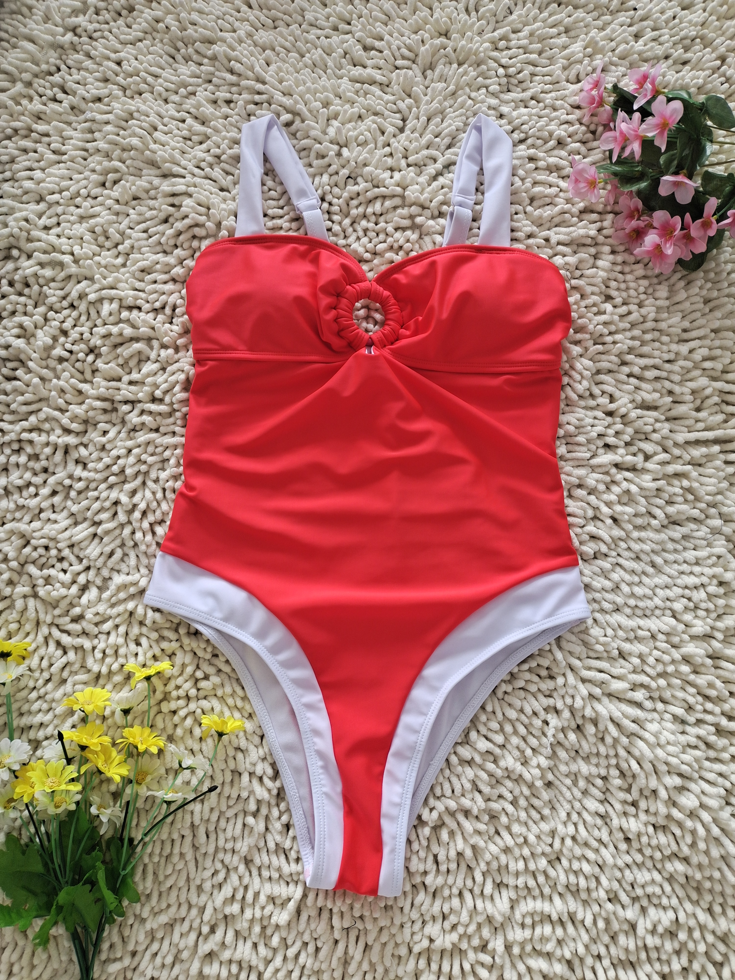 2026 New Exclusive Swimwear Women's Sexy Hollow Out One-piece Swimsuit Simple Premium Size L โ image 3
