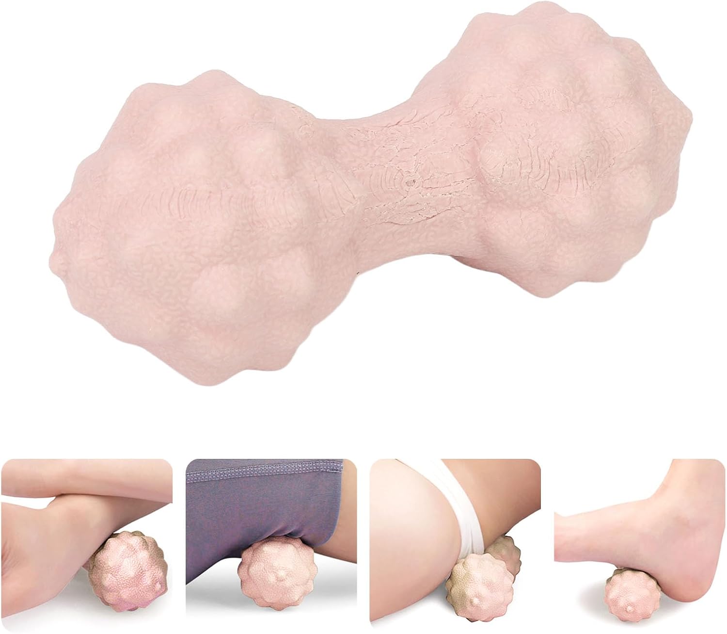 Massage Ball - Peanut Massage Ball - Multidirectional Massage Ergonomic Soft Double Hockey Ball Massage Ball - For Stress Relief Deep Tissue Massage