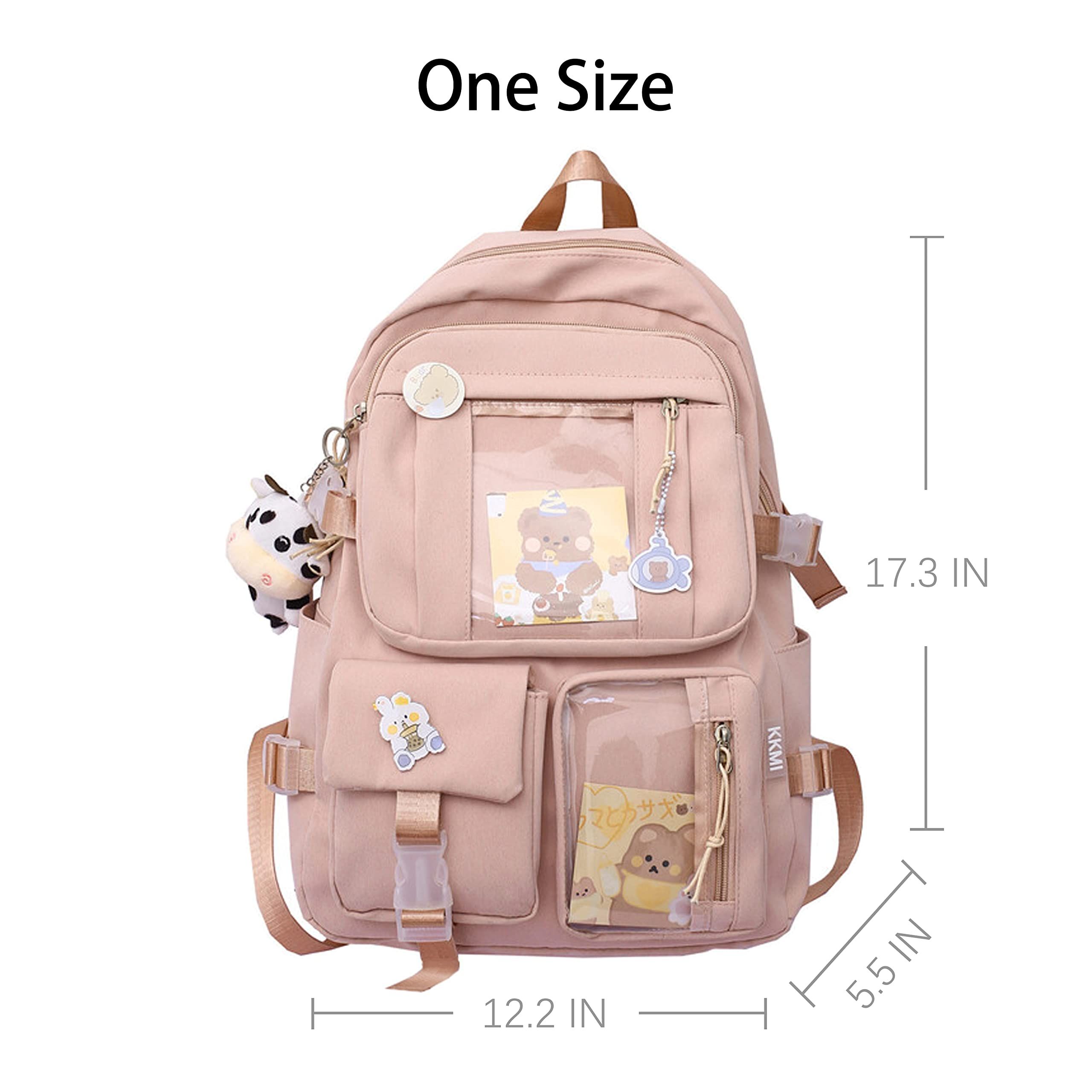 Girls Cute Fashion Travel Backpacks Bookbag School College Students Backpack Durable Backpack Cool-Pink