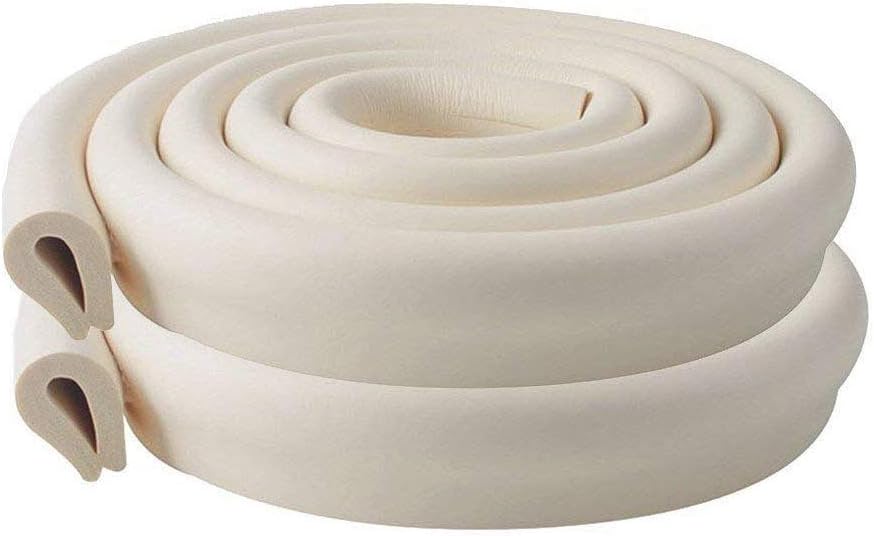 Edge protection strips, 2M * 2 rolls foam safety strips, anti-bump strips for kids, thickened soft protection strips, corner protectors for babies, children
