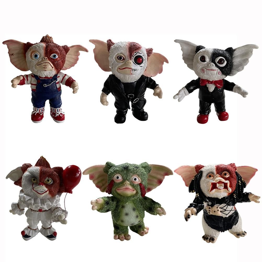 Movie Doll Simulation Horror Doll Decorations Desktop Resin Ornaments for Garden Living Room Bedroom — image 3
