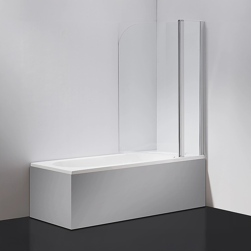 180 Degree Pivot Door 6mm Safety Glass Bath Shower Screen 1200x1400mm By Della Francesca — image 5