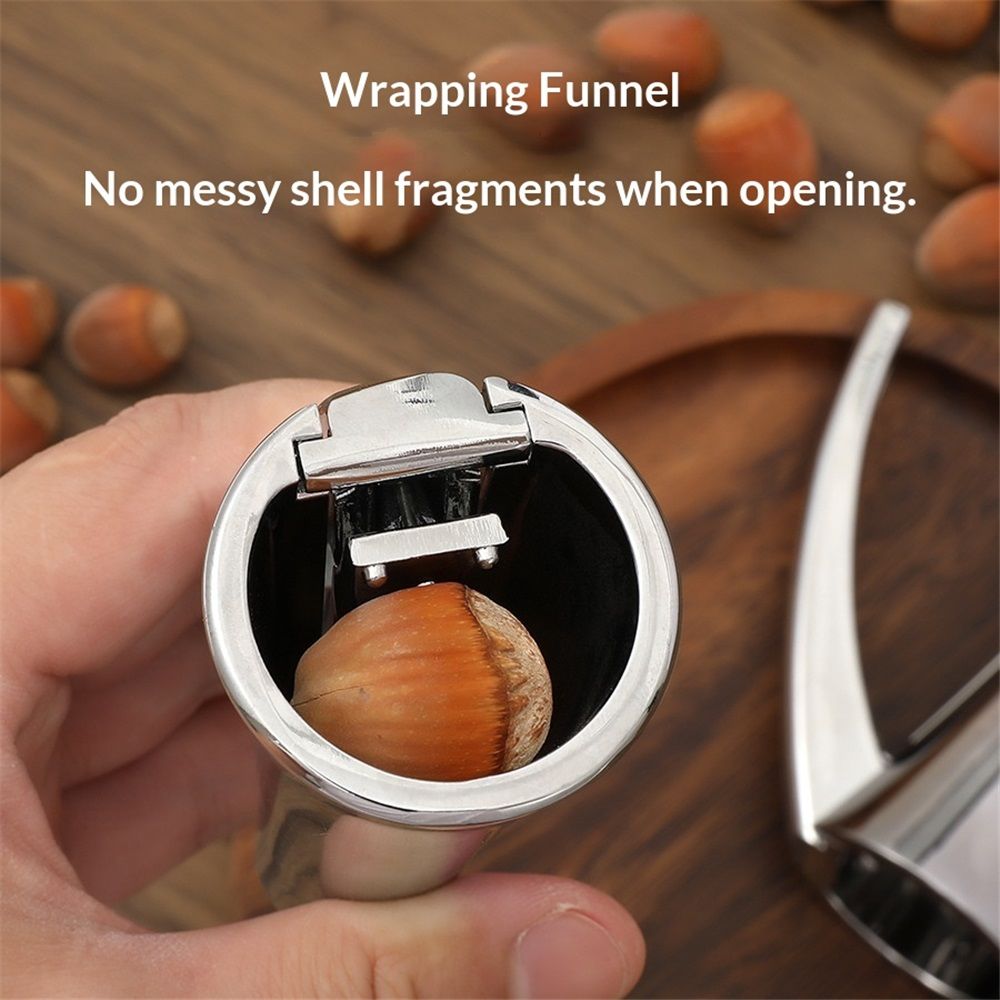 Premium alloy Nutcracker, Ergonomic Long Lever Design, Easy Shelling for Pecans, Walnuts, Hazelnuts(9cm) — image 5