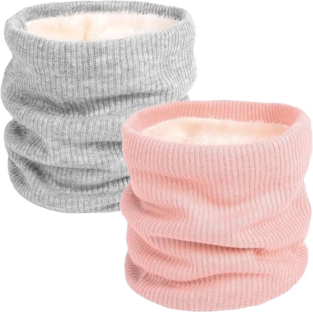 Women's Scarves (2-pack) - Neck Warmer - Winter Scarves for Women - Fleece Neck Warmer - Unisex Winter Neck Warmer - Suitable for Motorcycling, Skiing