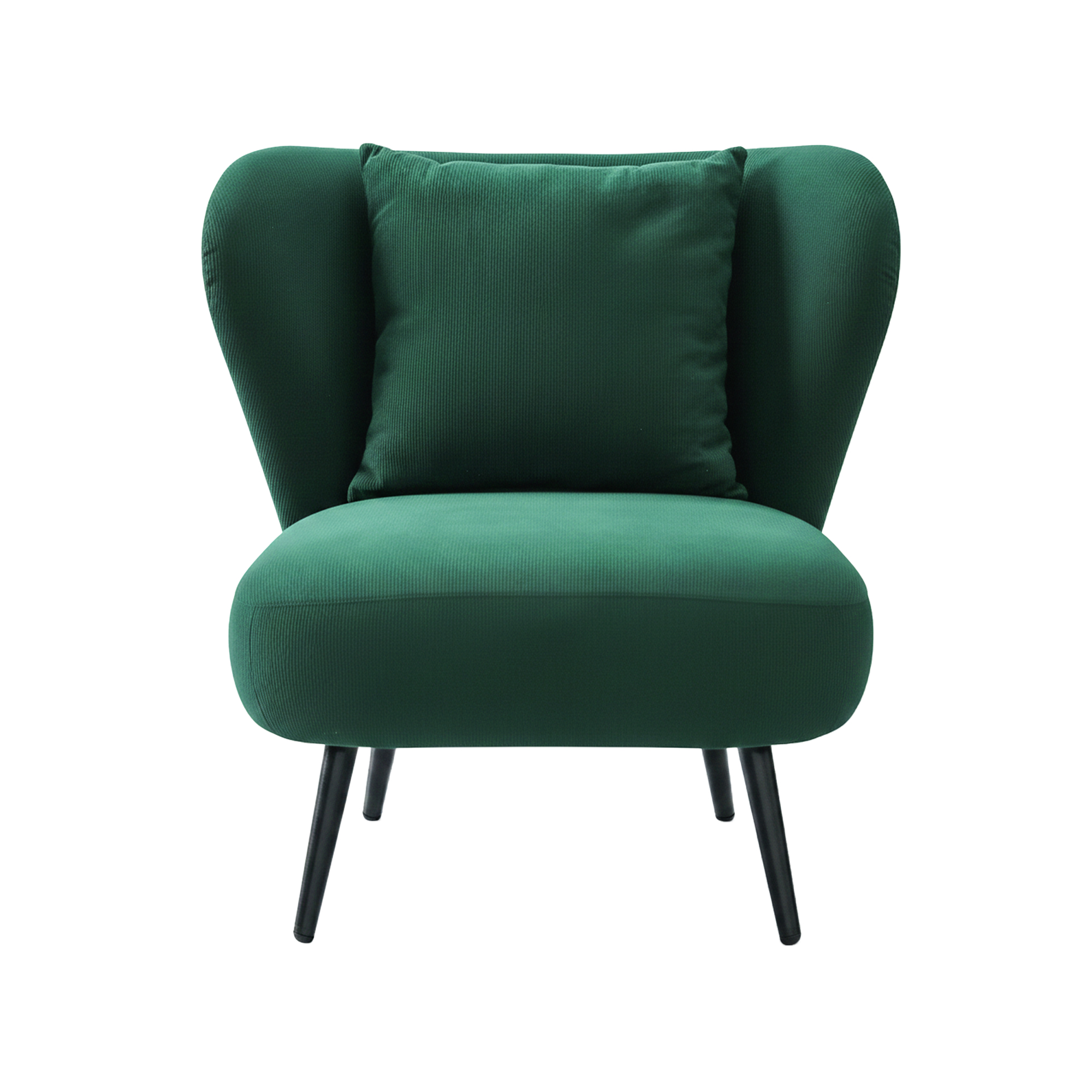 Artiss Armchair Accent Chair Lounge Tub Sofa Couch Corduroy Velvet Green โ image 3