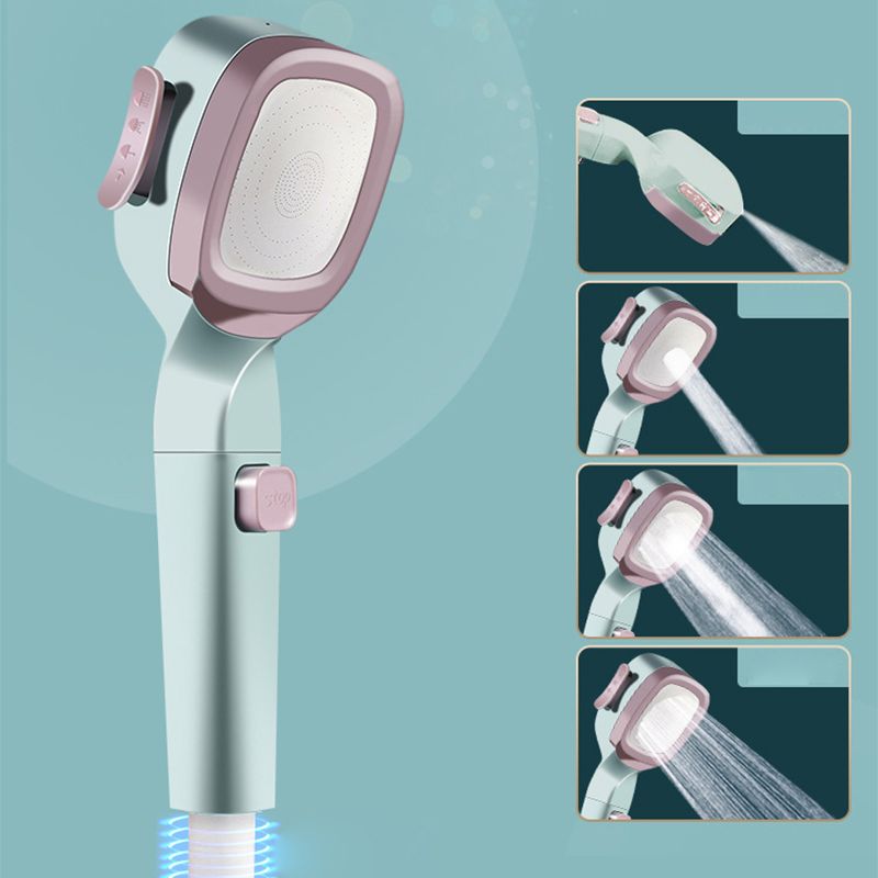 4 Gear Showerhead with Filter Strong Performance Stable Simple Universal Shower Head for Bathroom G1/2 Pink Blue — image 4