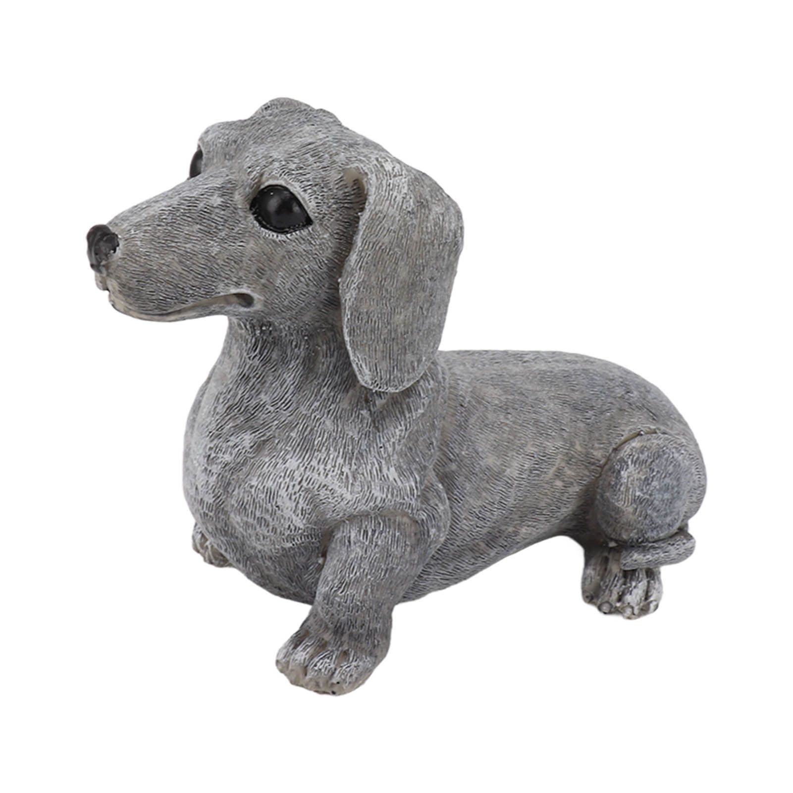 Dachshund Figurine Resin Dachshund Sculpture Outdoor Statue Ornament Dog Lover Gift For Garden Patio Lawn Courtyard Home Desktop Decoration — image 2