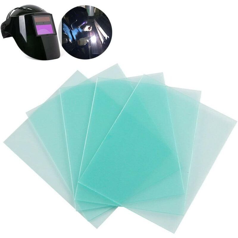 10 Pack Welding Helmet Replacement Lenses for Industrial Welding, 10 x 115 x 90 mm