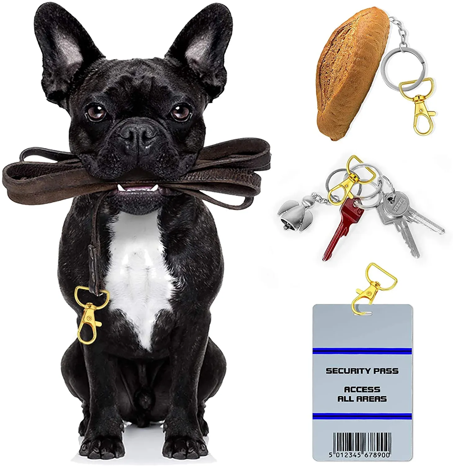 Swivel Snap Hooks with 1 Inch D Ring Lobster Clasps for Tactical Gear and Dog Leashes, 35 Pcs, 25mm, Daily Comfort Use — image 6