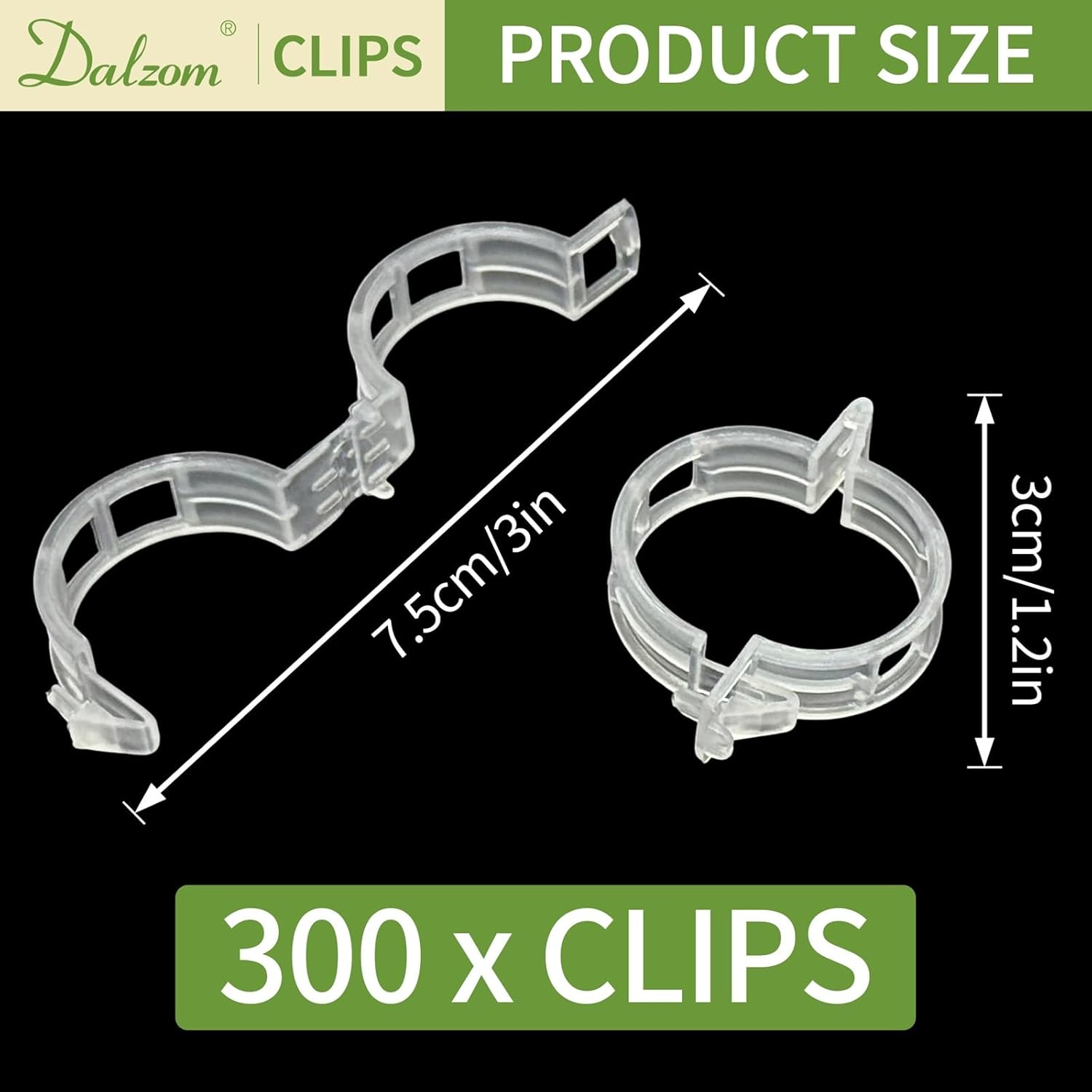 Plastic Trellis Clips Plant Support Clips — image 2