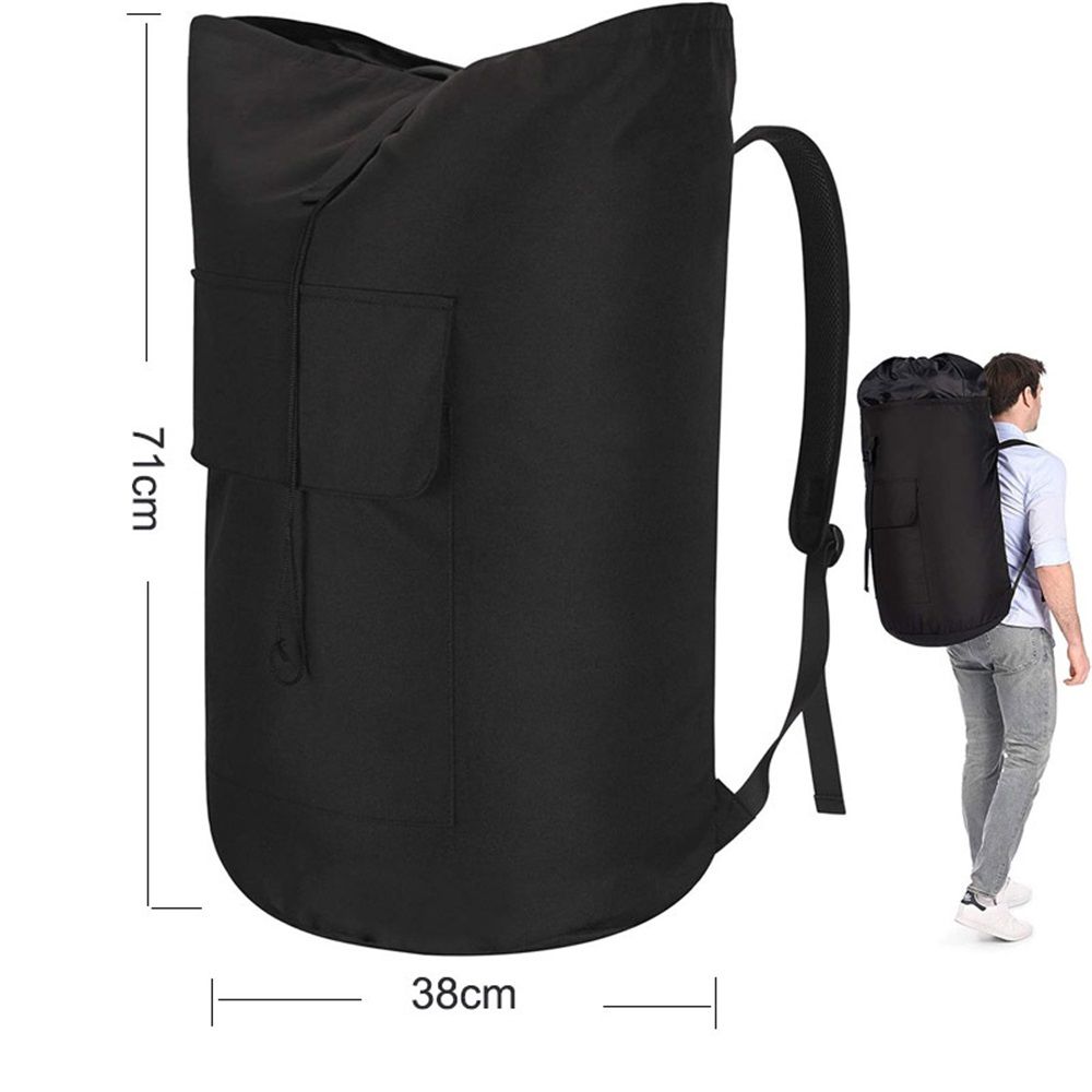 Laundry Backpack Bag 115L, Heavy Duty Laundry Bags with Shoulder Straps, Dirty Clothes Bag for College Dorm Essentials, Hamper Backpack for Travel, Laundromat — image 5