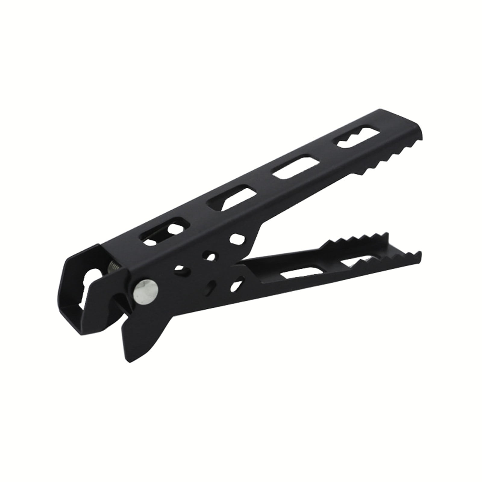 Food Clips, Aluminum Handle Camping Pot Grip Handle Non Slip Hand Pot Clamp Aluminum Handle Camping Pot Grip Black — image 2