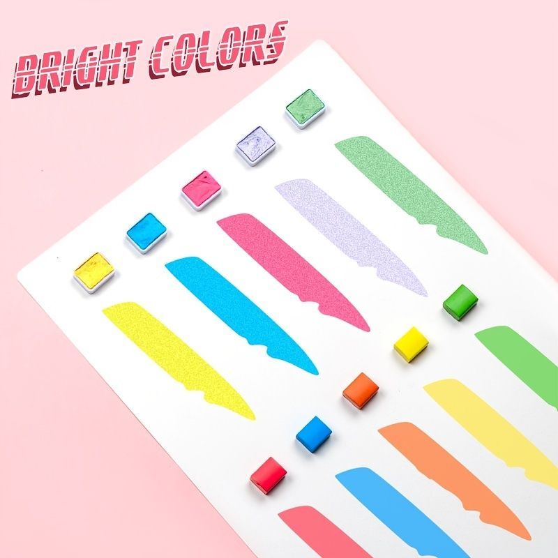 88 Color Watercolor Solid Watercolor Paint Portable Watercolor Set Watercolor - Multi-color - Size 48 colors โ image 3