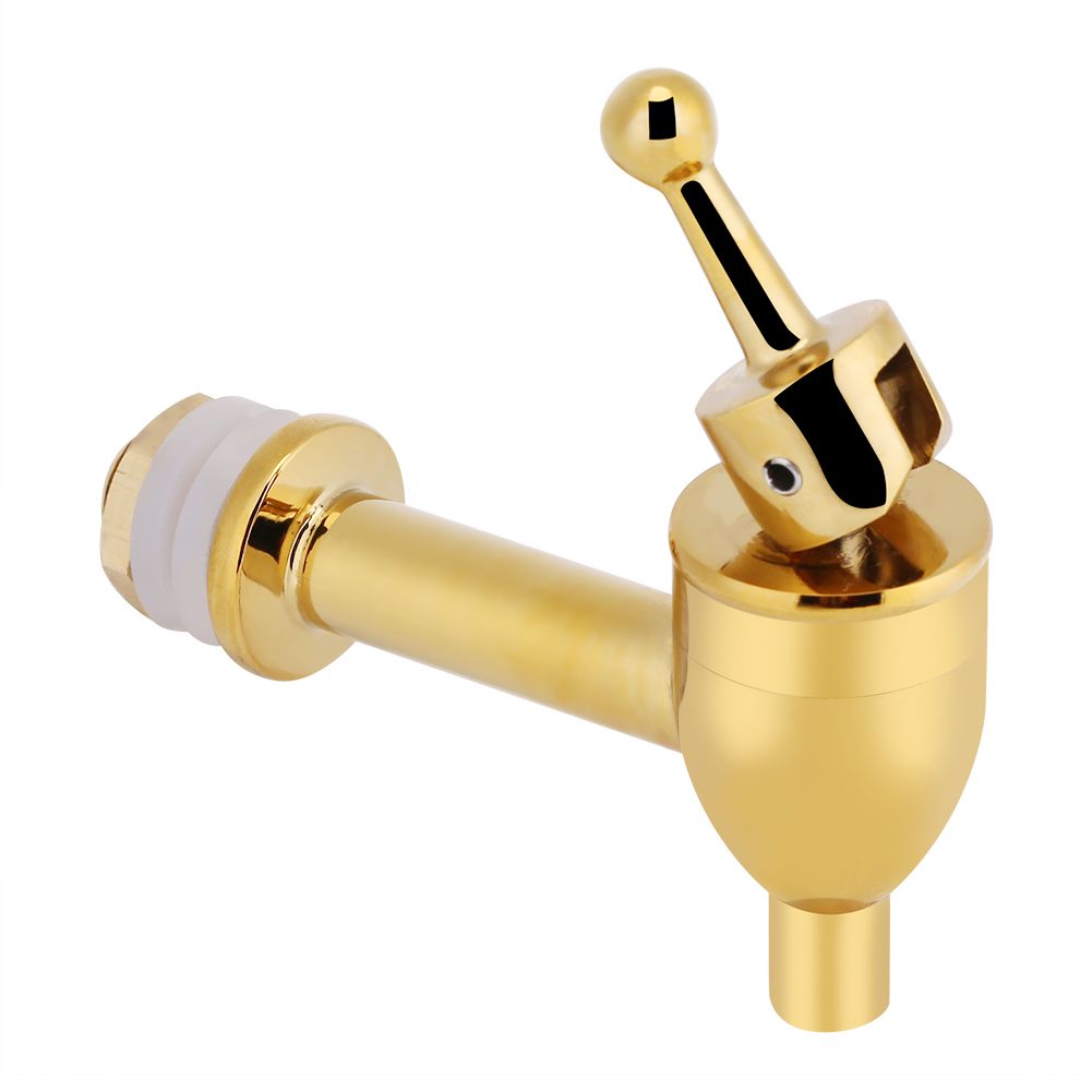 Copper Faucet Tap Wine Beer Barrel Beverage Drink Dispenser Replacement Spigot Golden(1.2 cm) โ image 3