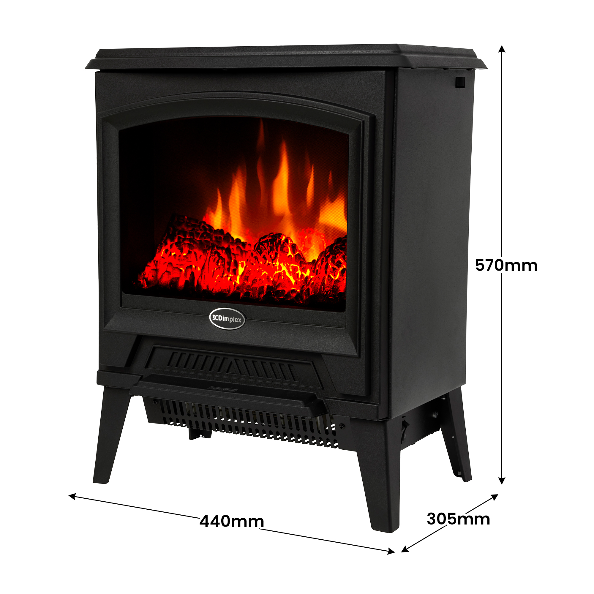 Dimplex 2kW Casper Optiflame Portable Electric Stove โ image 4
