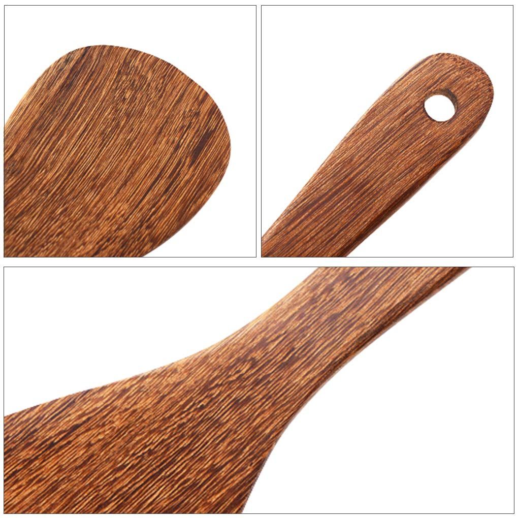 Wooden rice spoons, electric rice cookers, spatula utensils, wooden rice paddles, non stick spatulas, kitchen cooking โ image 2