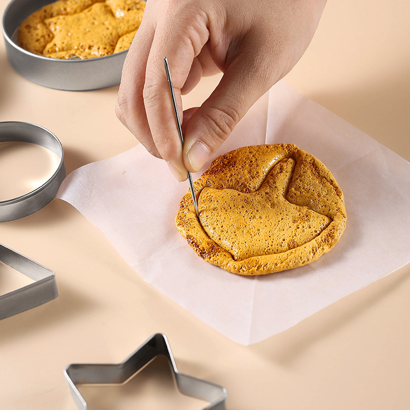 Cookie Cutters - Cookie Press Tools - Cookie Molds - DIY Baking Mold Set - Stainless Steel - Set of 12 — image 3