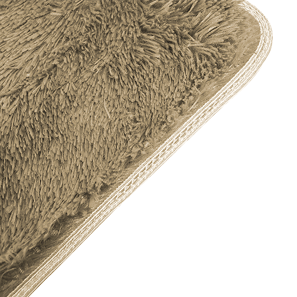230 × 160cm Floor Rugs Large Shaggy Rug Area Carpet Bedroom Living Room Mat - Beige — image 7
