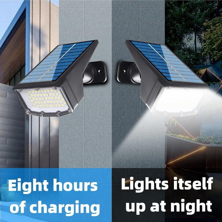 Solar Spot Lights Outdoor Waterproof 4 Pack IP65, LED 3 Lighting Modes Spotlights for Yard Garden House Garage Pathway — image 4