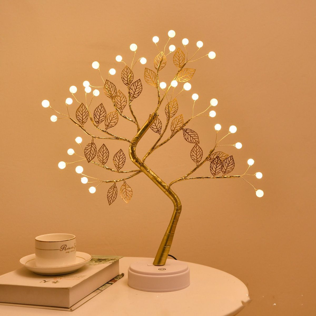Pearl Night Light Tree, LED Decorative Lamp, Bedroom Decoration, Couple Bedroom, Entryway Decoration, Bedside Lamp, Christmas Decoration, Halloween Decoration