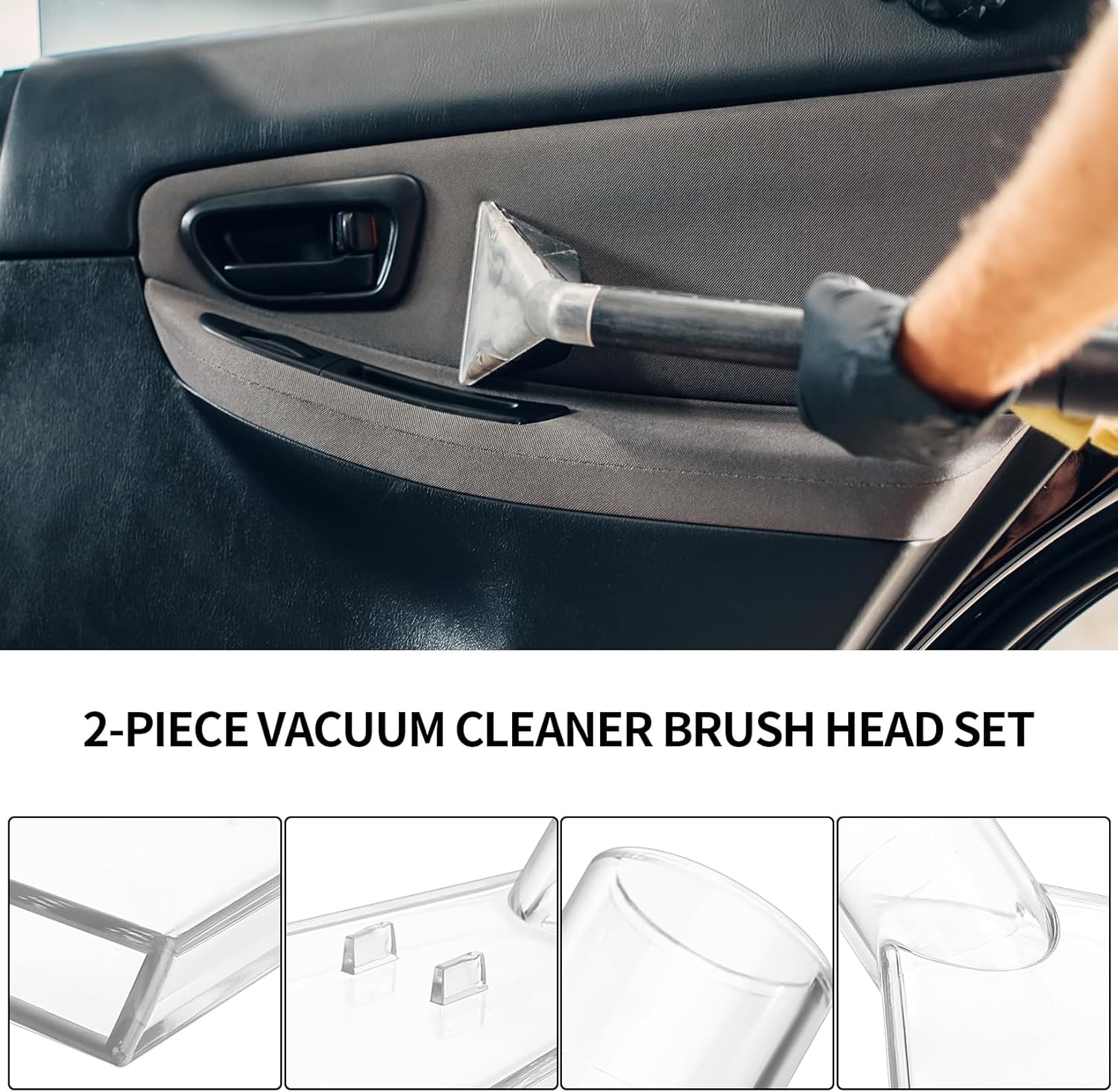 2 pieces of vacuum cleaner nozzles, upholstery nozzle sprayer spray extraction nozzle, washer nozzle hand nozzle for car care sofa carpet vacuum โ image 6