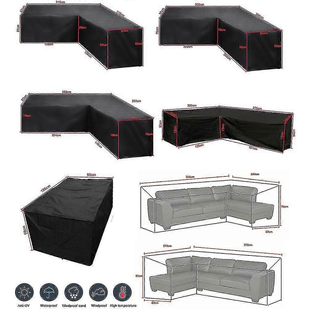 High quality waterproof furniture cover 260*192*82cm โ image 5