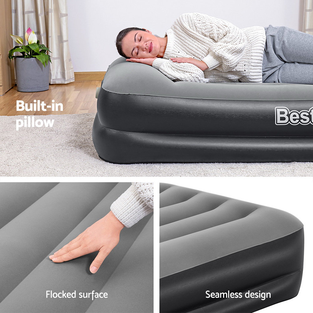 Bestway Air Mattress Single Inflatable Bed 46cm Airbed Black โ image 5
