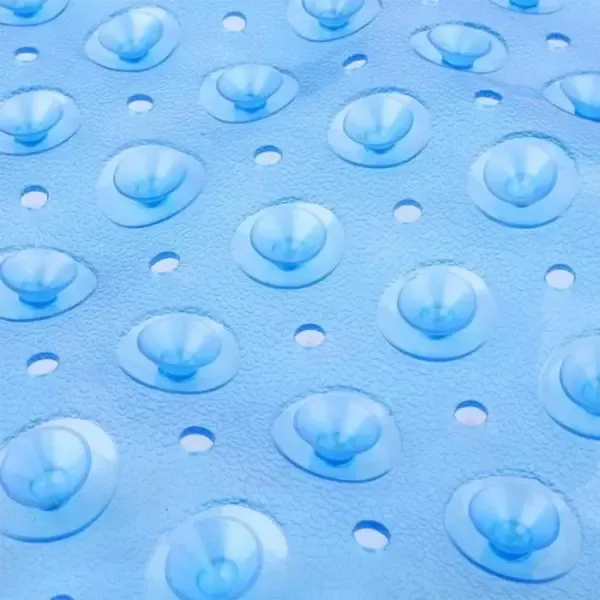 1 Piece Textured Non-Slip Bath Mat with Suction Cups, Bathroom Safety Mat for Bathtubs and Showers, Light Purple — image 2
