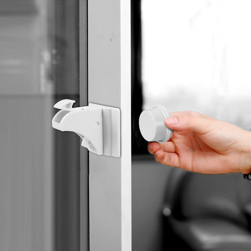 Child Safety Magnetic Cabinet Locks(4 locks+1 key), Baby Proof, No Tools Or Screws Needed - Norjews — image 4