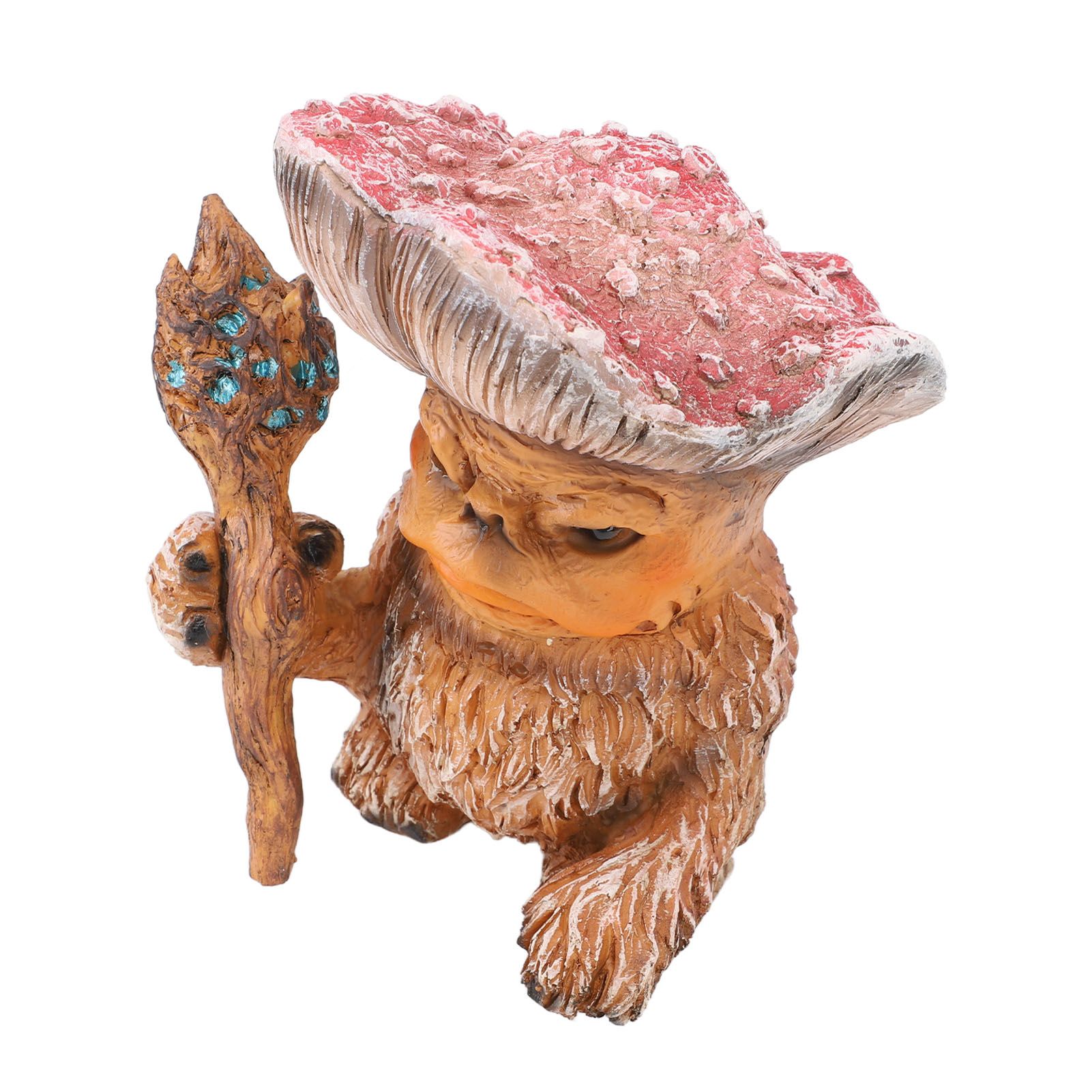 Fairy Mushroom Monster Resin Gothic Style Exquisite Vividly Detailed Outdoor Garden Statue for Lawn Yard Balcony A — image 5