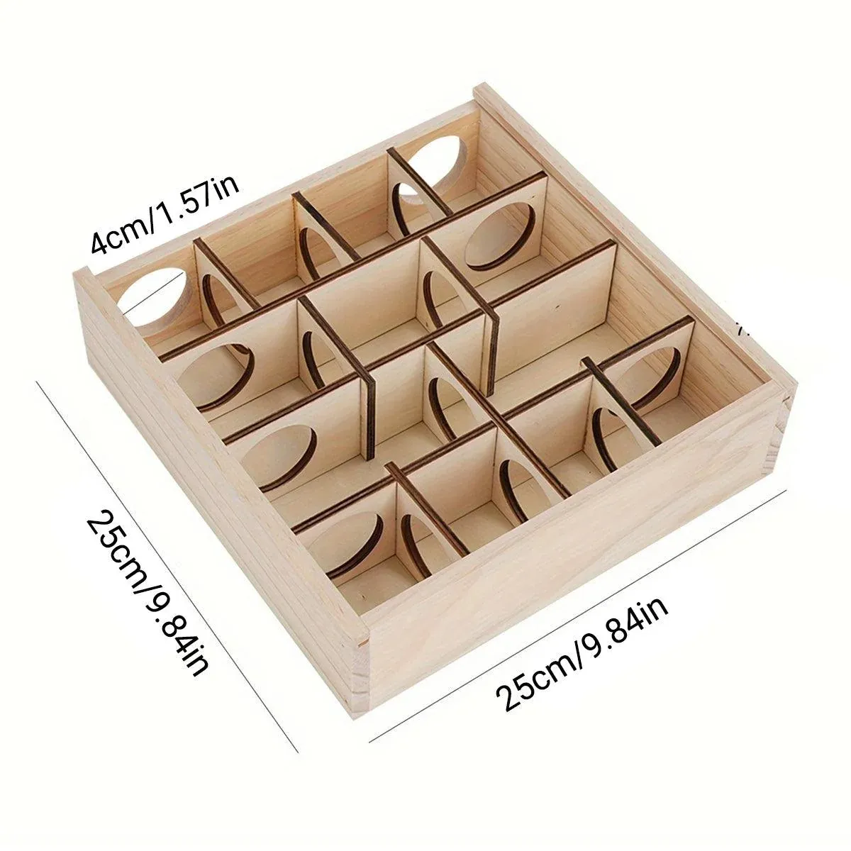 Wooden Hamster Maze Toy Interactive Small Pet Toy for Hamsters and Small Animals — image 3