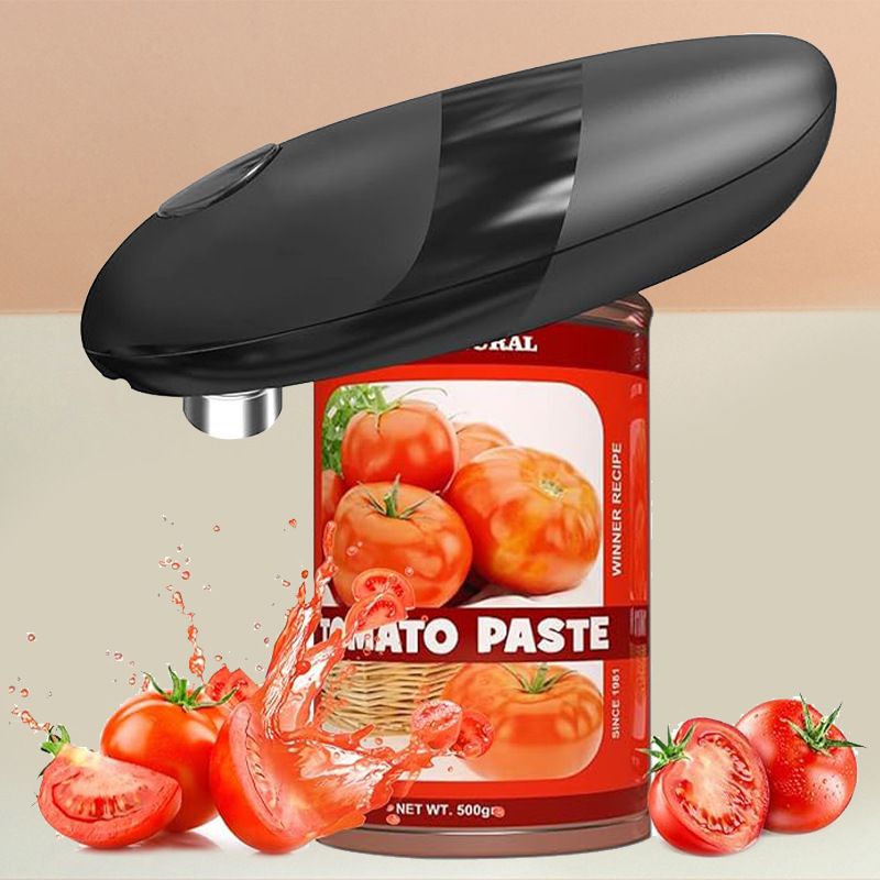 Auto Electric Can Opener: Open Your Cans with A Simple Press of Button - Automatic, Hands Free, Smooth Edge, Food-Safe, Battery Operated — image 2