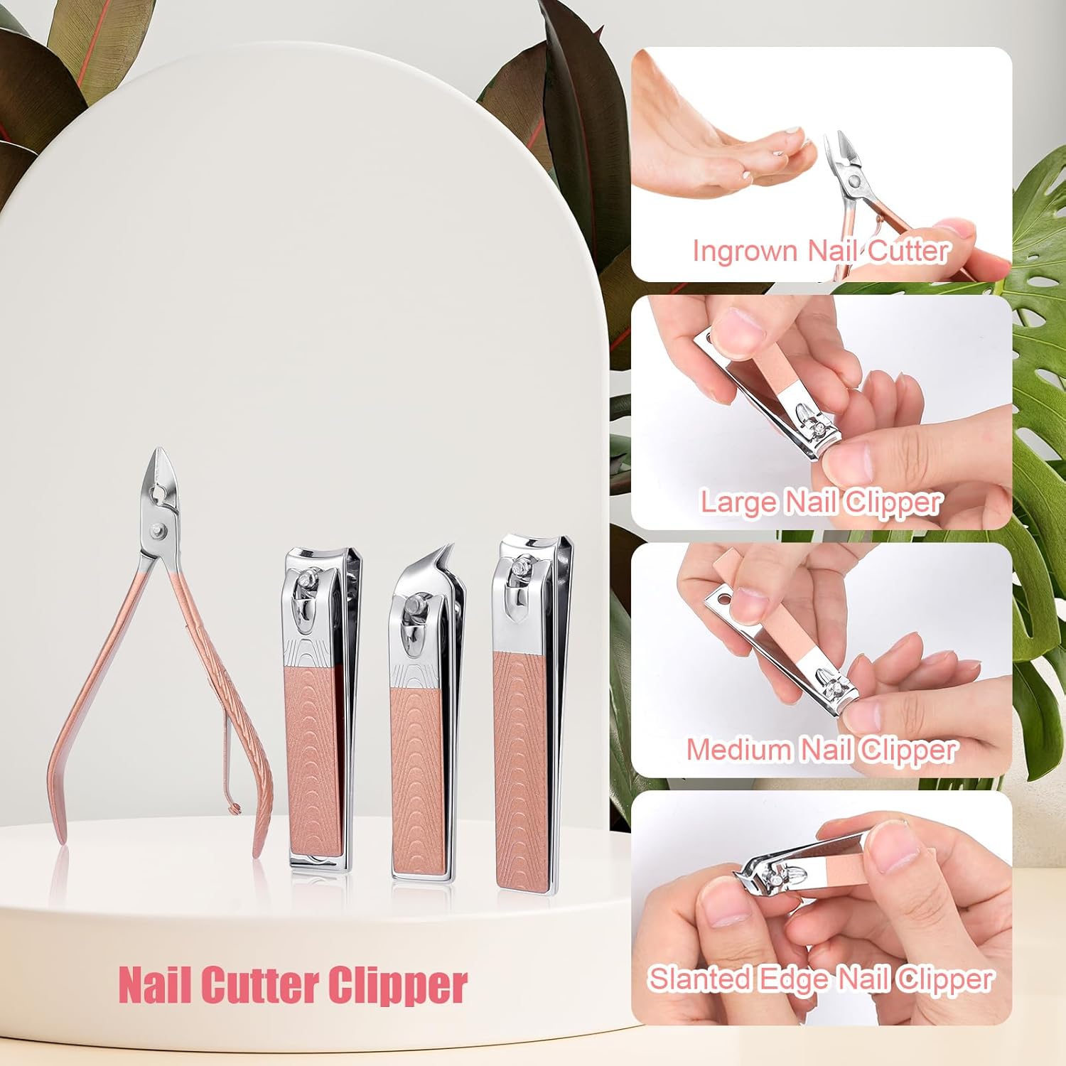 Manicure Set-Stainless Steel Nail Care Set-12 in 1 Professional Ingrown Toenail Clipper Grooming Tool-Pedicure Kit & Toe Nail Cutter-Men Gifts for Grandpa Dad — image 3