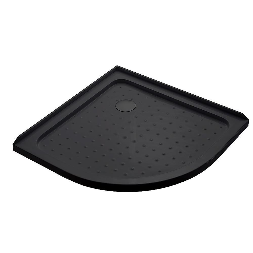 90x90cm Rounded Curved Shower Base in Black โ image 4