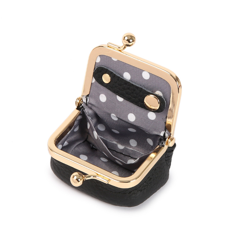 Green Mini Jewelry Pouch - Compact PU Leather Coin Purse for Earrings, Rings, and Necklaces, 6.5x5x3.5cm โ image 2