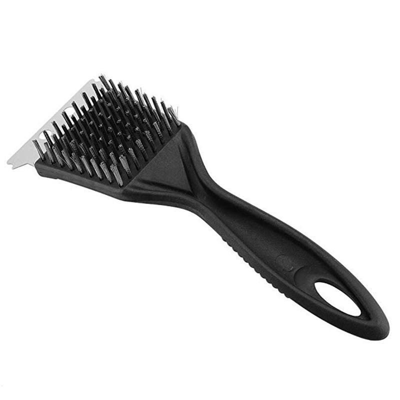 Grill Brush and Scraper Stainless Steel Wire Grill Brush Extra Strong BBQ Cleaner Accessories Heavy Duty Barbecue (8 Inch) — image 2