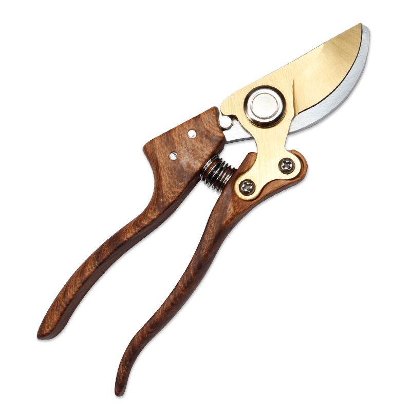 Gardening, Flower scissors Florist clippers, Hand Held Pruners for Gardening Heavy Duty, Pruning shears for garden (Wood grain) — image 3