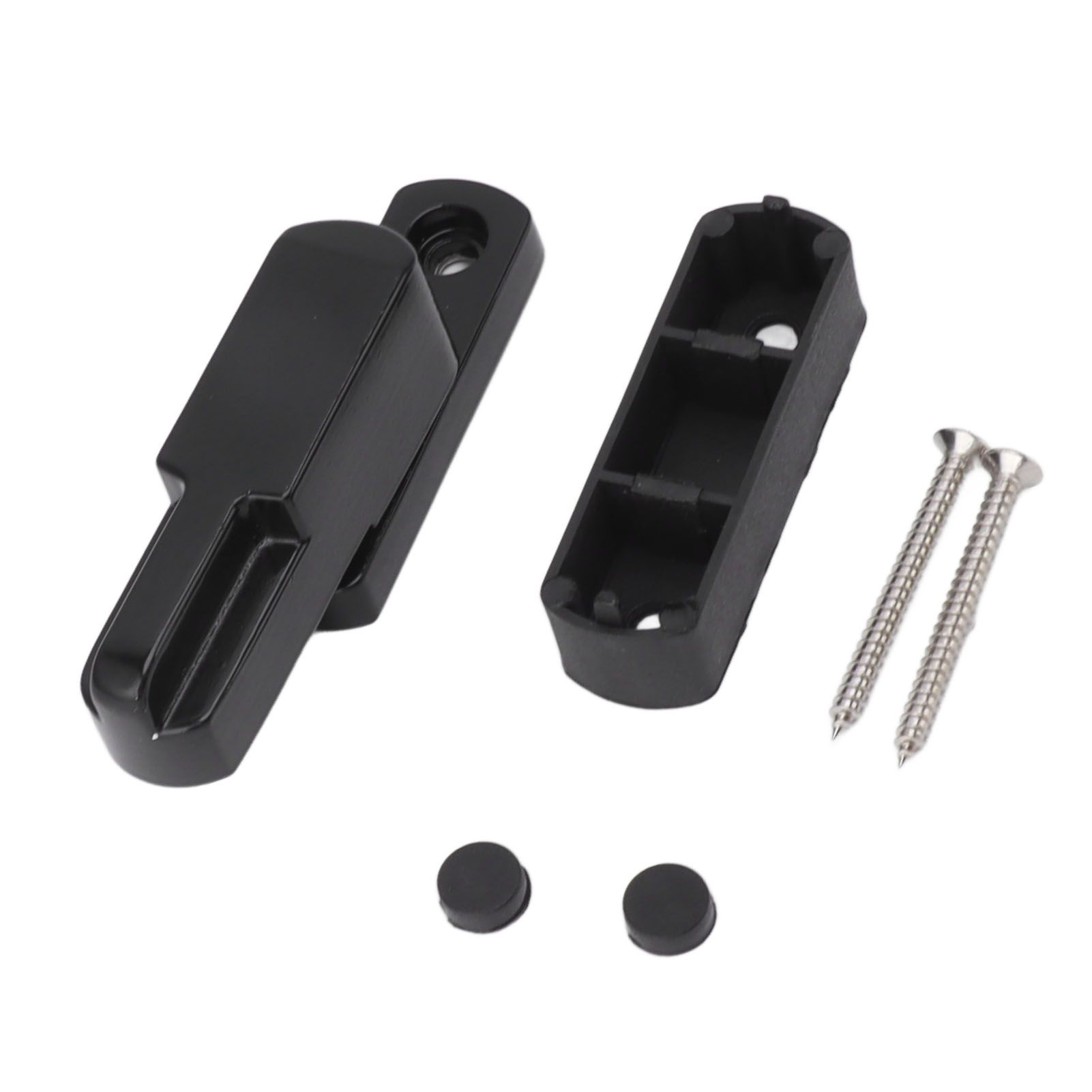 Window Sash Lock Aluminum Alloy T Type Sliding Window Latch Child Proof Safety Lock for Home Security Black โ image 3
