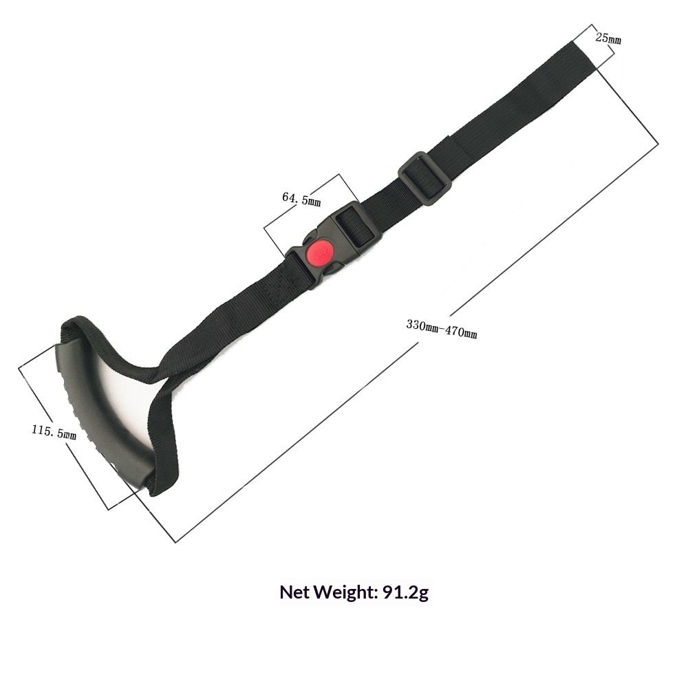 2pcs Car Safety Grab Bar for Adults, Seniors, and Elderly, Ergonomic Vehicle Support Handle with Adjustable Strap and Non-Slip Rubber Grip, Automotive Standing — image 5