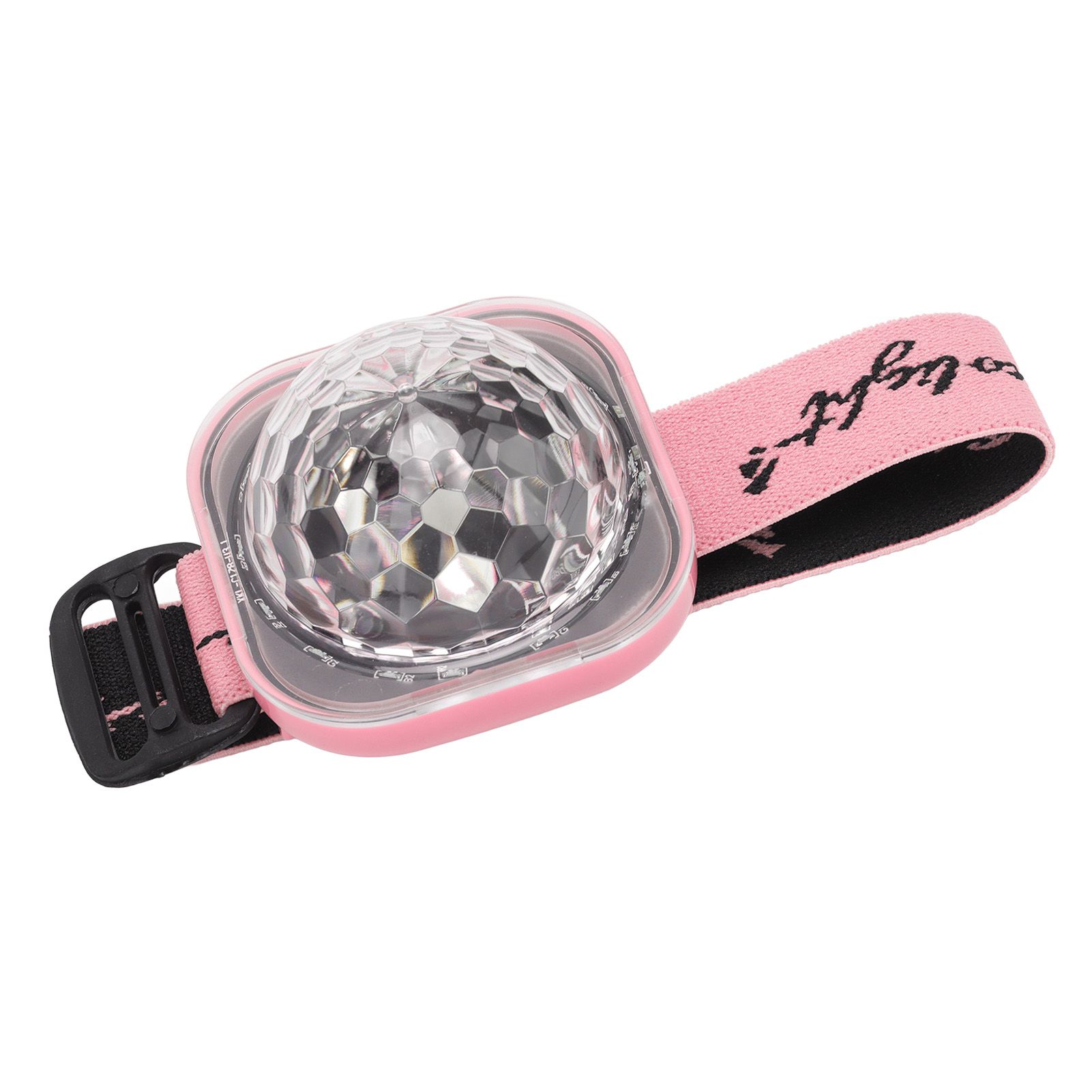 Colorful Wrist Ambient Light Ball Stage Bracelet Lamp RGB Wrist Light for Car KTV Wedding Pink Shell — image 2