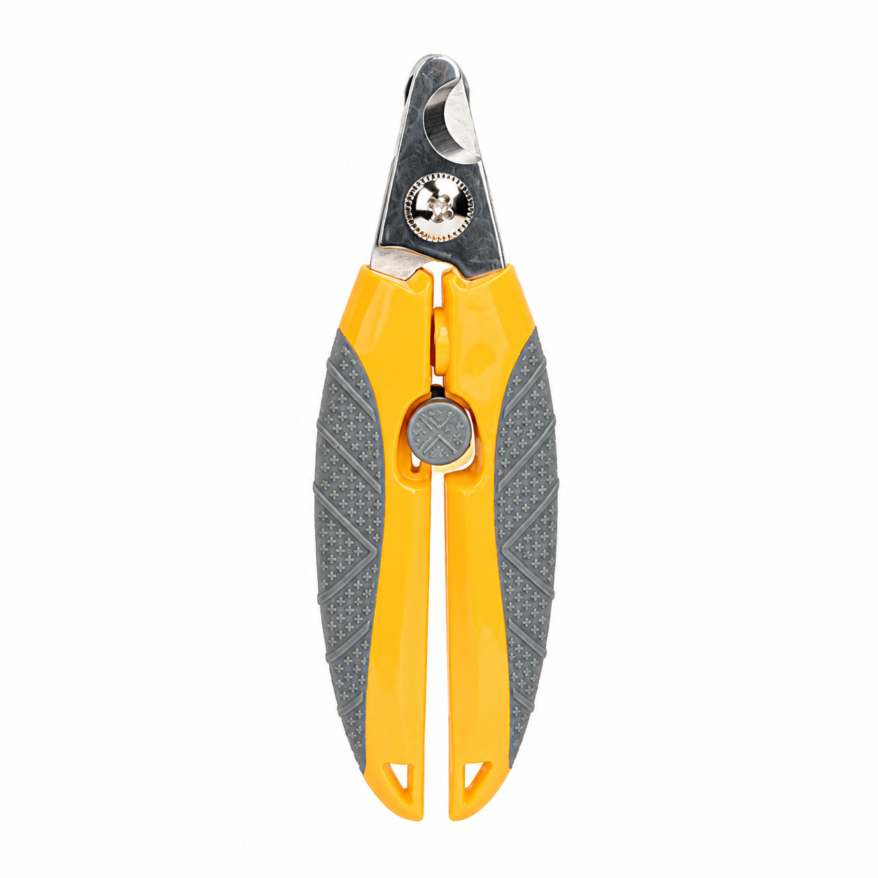 Pet Nail Clippers for Cats and Dogs - Stainless Steel Blade with Safety Guard, Non-Slip ABS TPR Handle, Auto-Return Spring Design for Easy Home Grooming