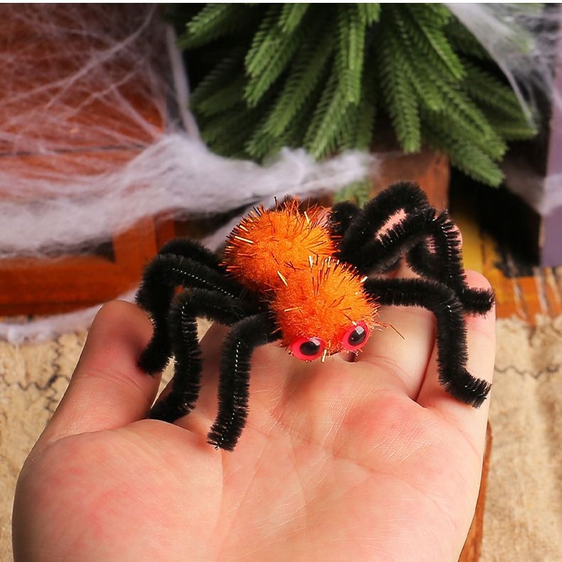 Halloween Spider Hair Clips 2 Pack Orange and Purple Costume Accessory for Party Dress Up โ image 2