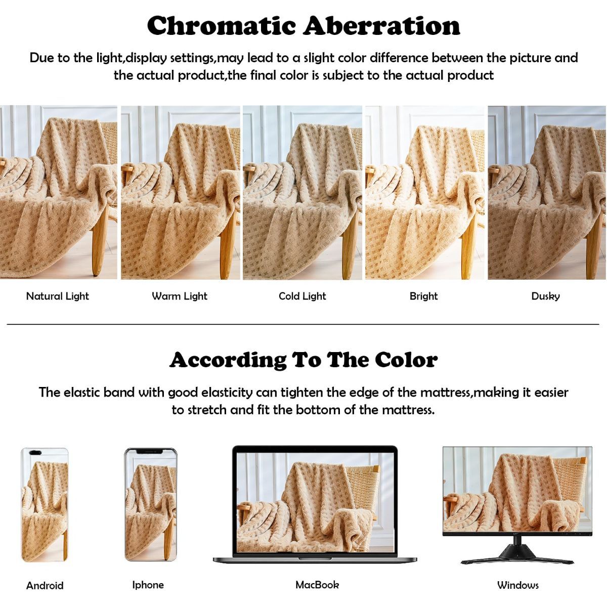 Updated Grey Throw Blanket for Couch and Bed- Super Soft and Warm 3D Checkered Fluffy Fuzzy Fleece Blanket, Luxurious Plush Cozy Blanket for Room Decor Spring โ image 2