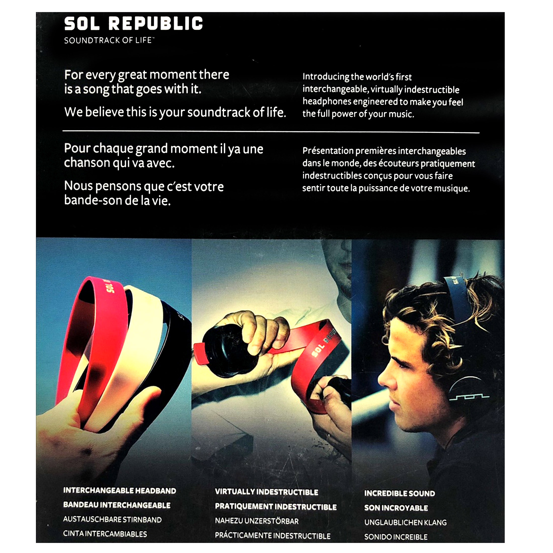 SOL Republic Tracks HD High Def V10 Headphones On Ear Wired Black โ image 6