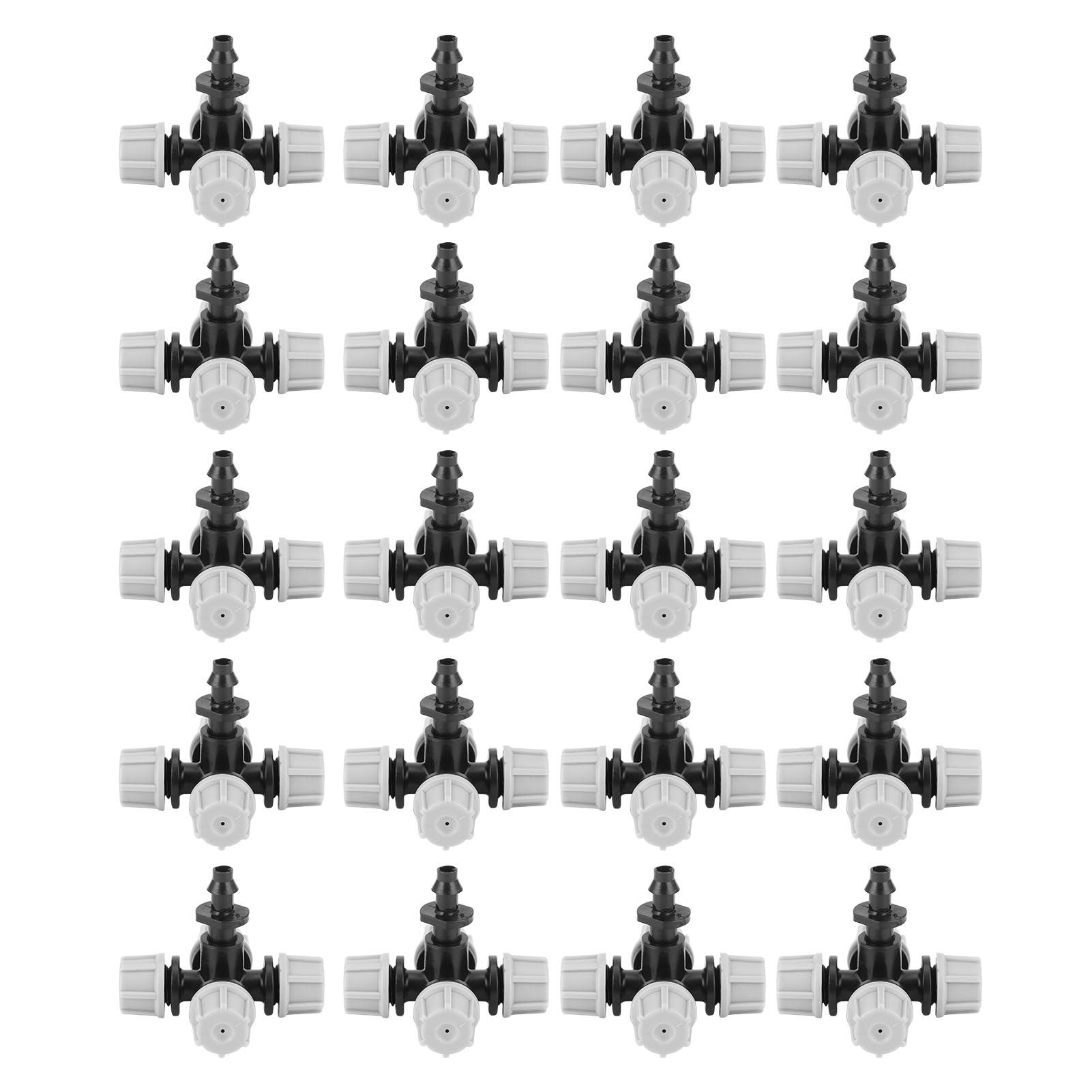 20PCS Cross Misting Sprinkler with Barbed Connector Garden Irrigation Accessories Fittings — image 3